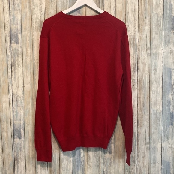 chaps Mens v neck pullover Sweater cotton/cashmere | Size medium - Picture 7 of 10